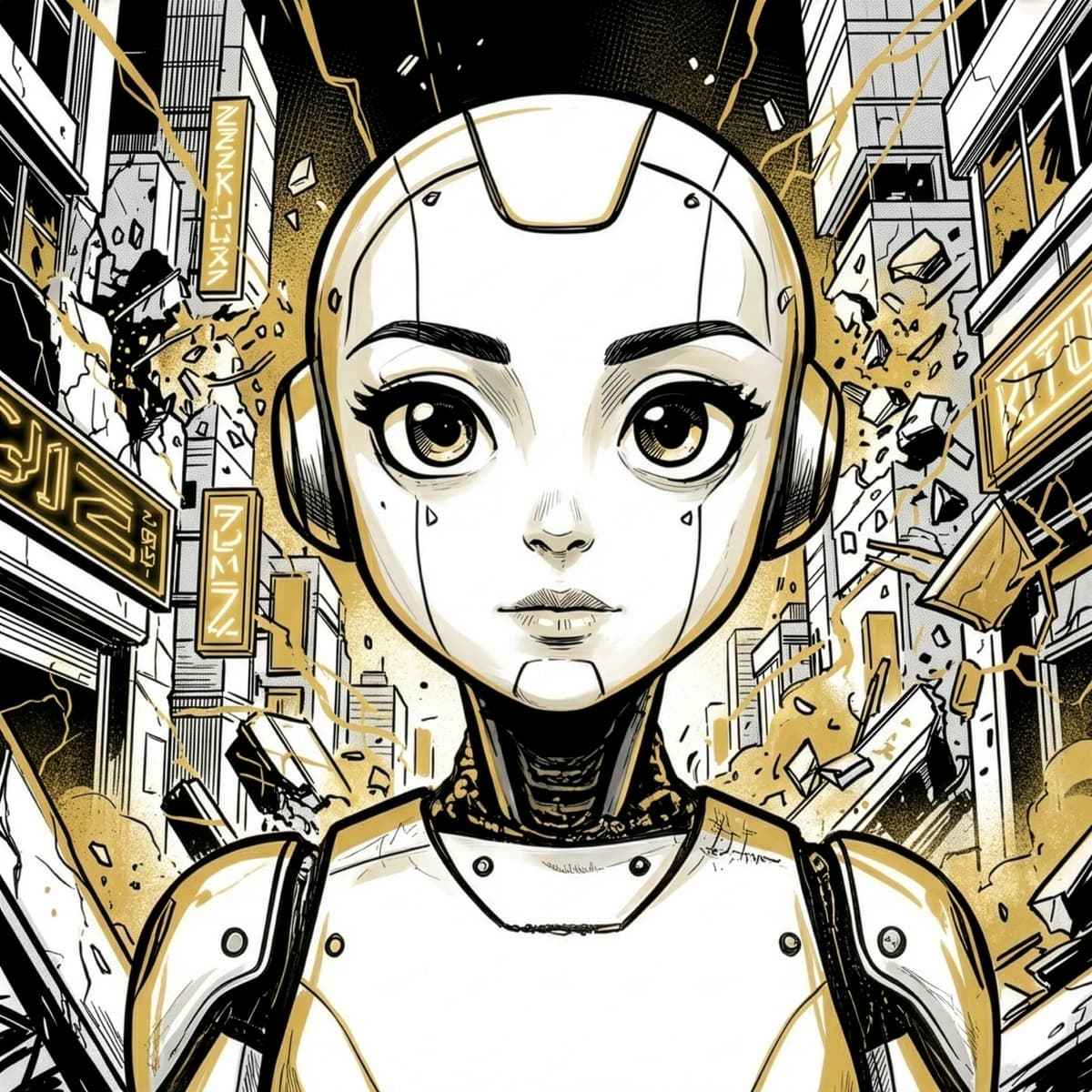 Sophy Mendiz Version 1.0 in a ceramic shell.